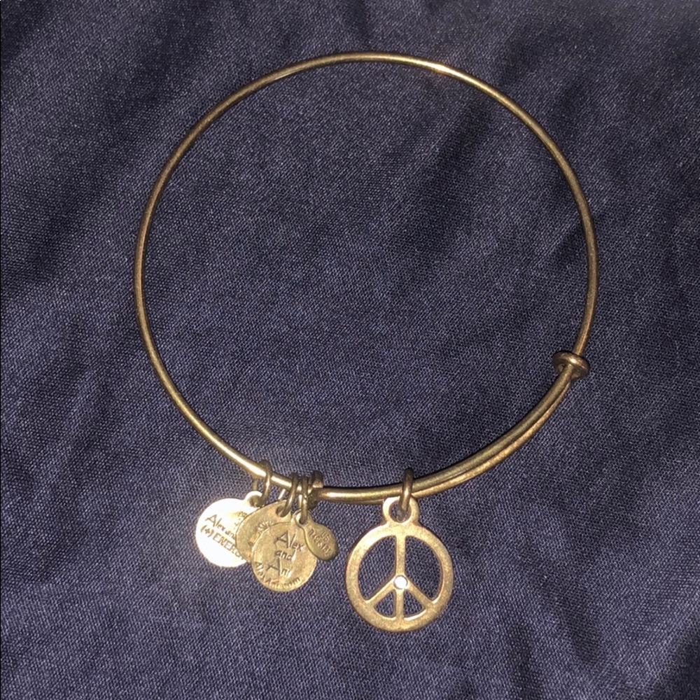 Alex & Ani peace bracelet